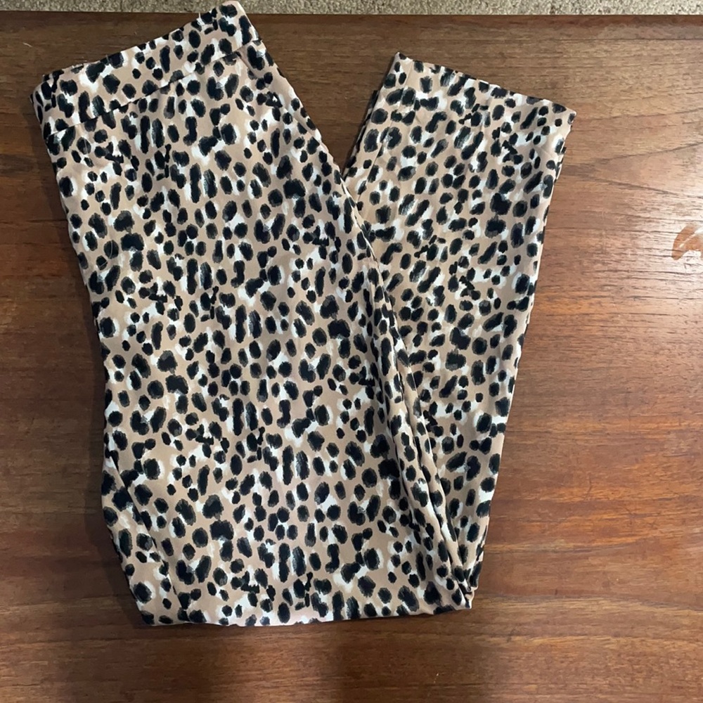 Worn once Leopard Banana Republic Hayden Pant